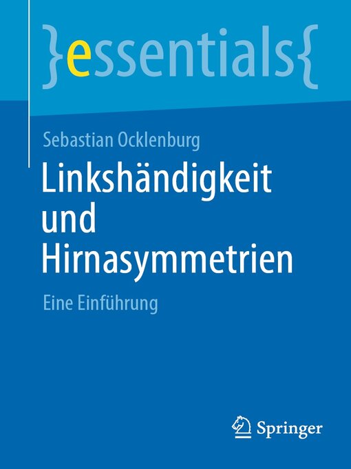 Title details for Linkshändigkeit und Hirnasymmetrien by Sebastian Ocklenburg - Available